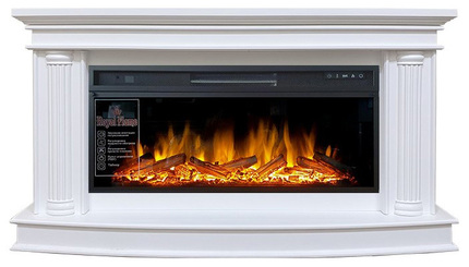 Электрокамин Royal Flame Rome (белый) с очагом Vision 42 LOG LED