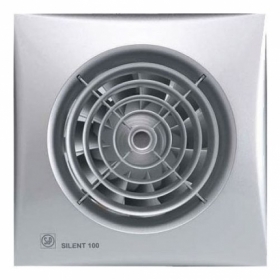 Бытовой вентилятор  Soler & Palau SILENT-100 CHZ SILVER