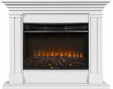 Электрокамин (очаг+портал)<br>Electrolux EFP/P-3020LS N с порталом Firelight Castello 30 Белый