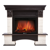 Электрокамин (очаг+портал)<br>Electrolux Forte 25S камень белый, венге с очагом 27 дюймов (EFP/P - 2720RLS)