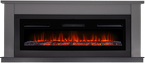 Электрокамин (очаг+портал)<br>Electrolux Infinity EFP/P-1600ULS с порталом Firelight Canto Long графит, черный