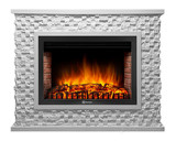 Электрокамин (очаг+портал)<br>Electrolux Quadro 30 (песчаник античный белый/белая эмаль) с очагом 33 дюйма (EFP/P - 3320RLS)