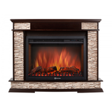 Электрокамин (очаг+портал)<br>Electrolux Scala 25 сланец скалистый бурый, тёмный дуб с очагом 25 дюймов (EFP/P - 2520LS)