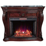 Электрокамин (очаг+портал)<br>InterFlame Лексингтон (темный дуб) с очагом ANTARES 33