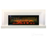 Электрокамин (очаг+портал)<br>InterFlame Сильвер с очагом FreeSpace 50 LED FX QZ