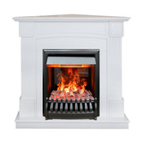 Электрокамин (очаг+портал)<br>Real-Flame Andrea Corner STD/EUG WT (WT-F513) с очагом 3D Oregan