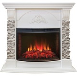 Электрокамин (очаг+портал)<br>Real-Flame Athena Corner GR STD/EUG/24 WT с очагом Evrika 25,5 LED
