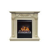 Электрокамин (очаг+портал)<br>Real-Flame Dacota STD/EUG WT с очагом 3D Olympic