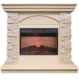 Электрокамин (очаг+портал)<br>Real-Flame Elford STD/EUG/25'5/HL/24 WT с очагом Irvine 24