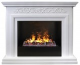 Электрокамин (очаг+портал)<br>Real-Flame Leticia 26 WT-P511 с очагом Black вставка  3D Cassette 630