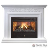 Электрокамин (очаг+портал)<br>Real-Flame Leticia 26 WT-P511 с очагом 3D Novara