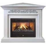 Электрокамин (очаг+портал)<br>Real-Flame Leticia Corner 26 WT с очагом 3D Novara