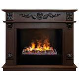 Электрокамин (очаг+портал)<br>Real-Flame Philadelphia 25,5/26 DN с очагом 3D Cassette 630 (Black вставка)