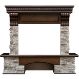 Портал из камня<br>Royal Flame Aberdeen Абердин под очаг Vision 26 3 D EF LED FX Темный дуб