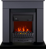 Royal Flame BERGEN серый графит с очагом Aspen Black