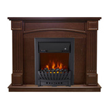 Электрокамин (очаг+портал)<br>Royal Flame Boston Темный дуб с очагом Aspen Black/Gold