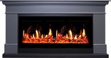 Электрокамин (очаг+портал)<br>Royal Flame California Graphite Grey серый графит c очагом 5D V-ART 40