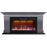 Электрокамин (очаг+портал)<br>Royal Flame California Graphite Grey (серый графит) с очагом Crystal 40 RF