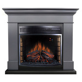 Электрокамин (очаг+портал)<br>Royal Flame California Graphite grey с очагом Dioramic 28 LED FX