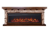 Электрокамин (очаг+портал)<br>Royal Flame Chalet 60 (темный дуб) с очагом Vision 60 LOG LED