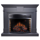 Электрокамин (очаг+портал)<br>Royal Flame Coventry Graphite Grey с очагом Dioramic 28 LED FX