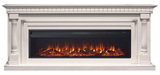 Электрокамин (очаг+портал)<br>Royal Flame Dallas 60 (cлоновая кость с патиной) с очагом Vision 60 LOG LED