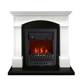 Электрокамин (очаг+портал)<br>Royal Flame Langford с очагом Aspen Black (Белый с черным)