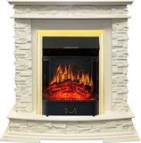 Электрокамин (очаг+портал)<br>Royal Flame Luzern c очагом Majestic FX Brass/Black