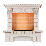 Портал из камня<br>Royal Flame Pierre Luxe LORD под очаг Dioramic 28 LED FX Слоновая кость