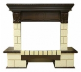 Портал из камня<br>Royal Flame Pierre Luxe угл. шампань под очаг Dioramic 25 FX