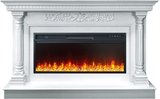 Электрокамин (очаг+портал)<br>Royal Flame Sicilia (белый) с очагом Vision 42 LED