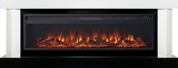 Электрокамин (очаг+портал)<br>Royal Flame Vancouver 60 (белый c черным) с очагом Vision 60 LOG LED